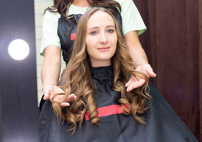 Hair coloring process at Umit Kuru Hair